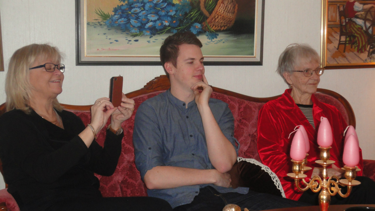 Marianne, Henrik och Eva var på plats i Arboga.